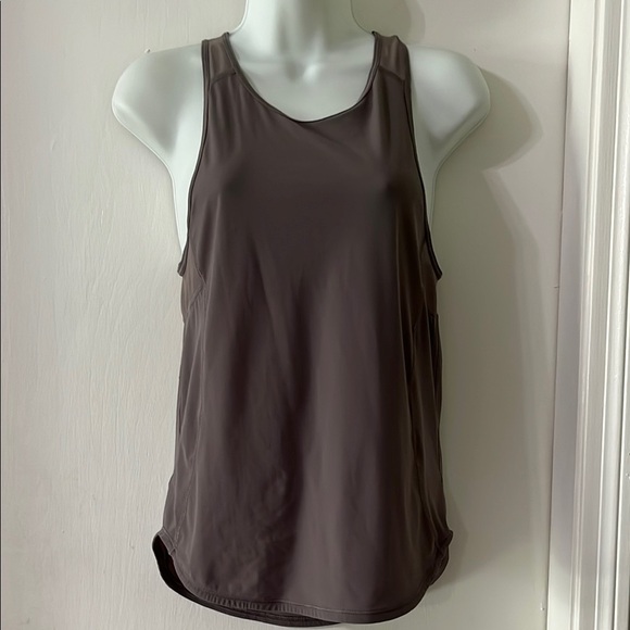 Lululemon Athletica Charcoal Racerback Tank Top - Picture 2 of 5